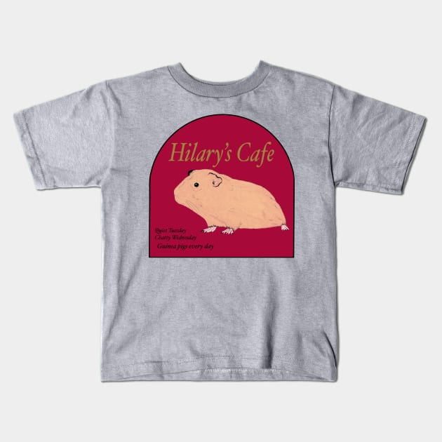 Hilary’s cafe Kids T-Shirt by Princifer